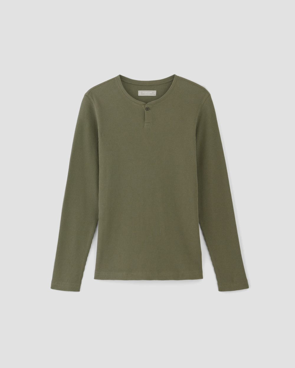 The Waffle Long-Sleeve Henley | Kalamata