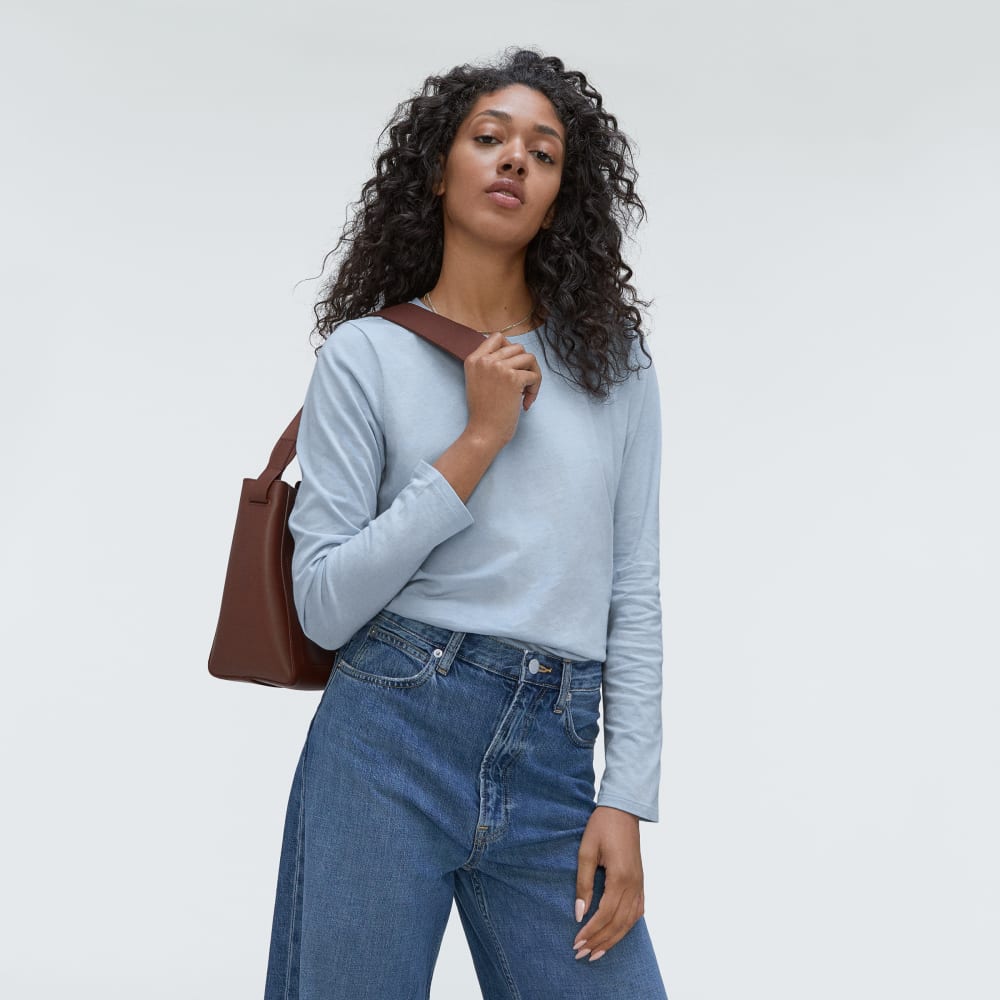 The Organic Cotton Long-Sleeve Crew | Mist