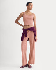 Lounge Rib Tank | Ash Rose