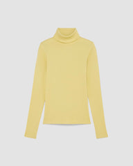 The Luxe Rib Turtleneck | Raffia