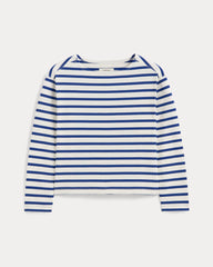 The Mariner Tee | Bone / Mazarine Blue