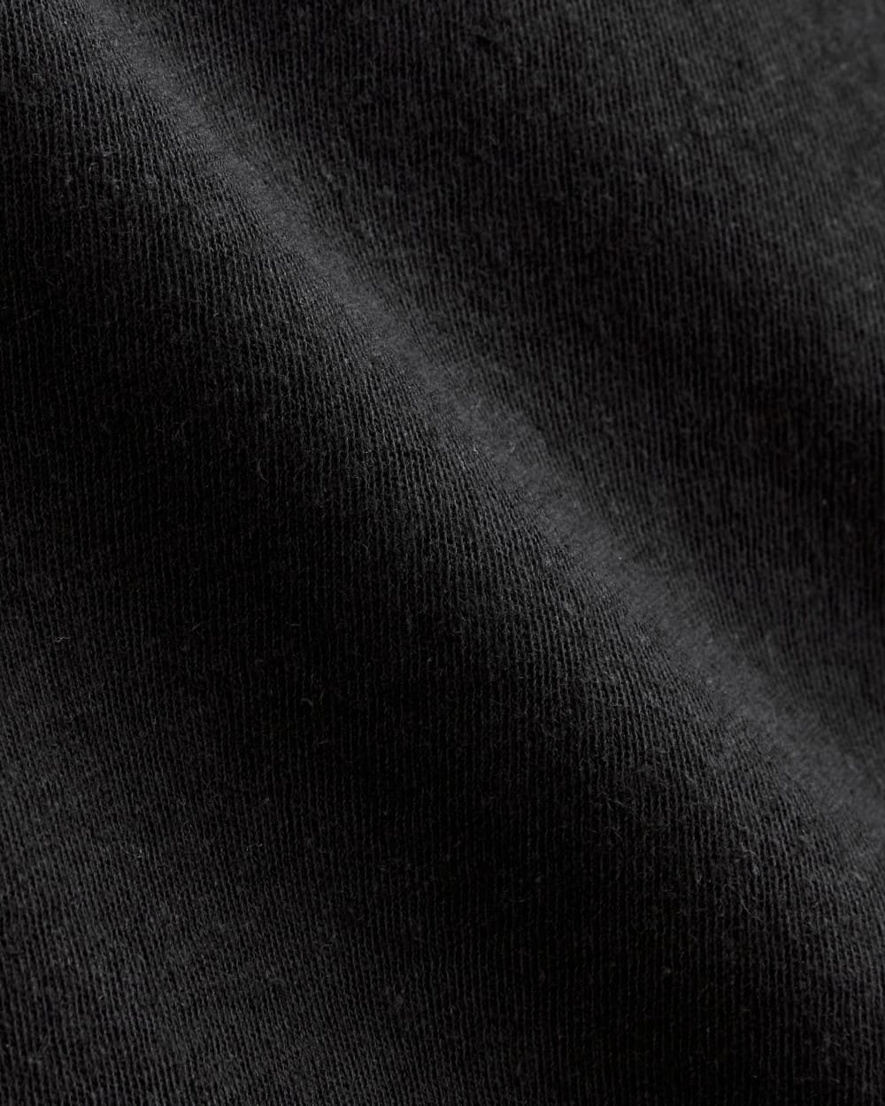 The Henley in Cotton Linen | Black