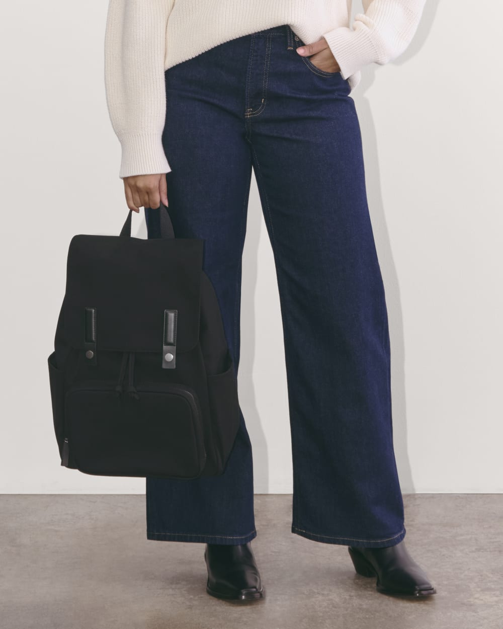 The Canvas Backpack | Black