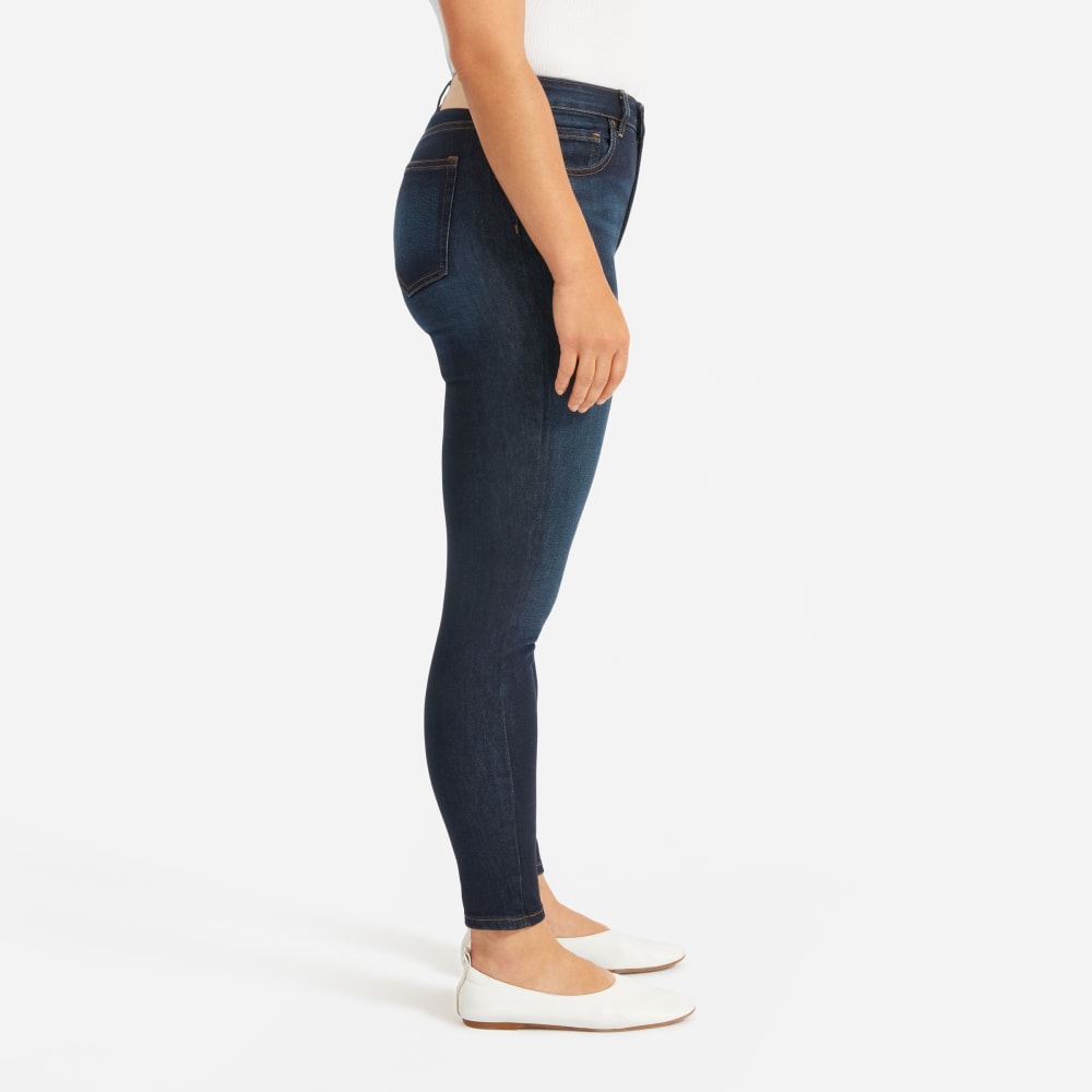 The Curvy Authentic Stretch High-Rise Skinny Jean | Dark Blue Wash | 26.5" Inseam