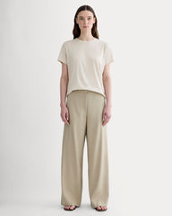 The Slim Air Tee | Heathered Oat