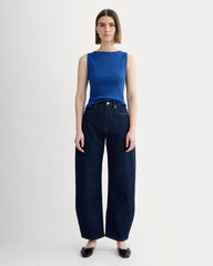 The Selfie Boatneck Tank | Bright Cobalt