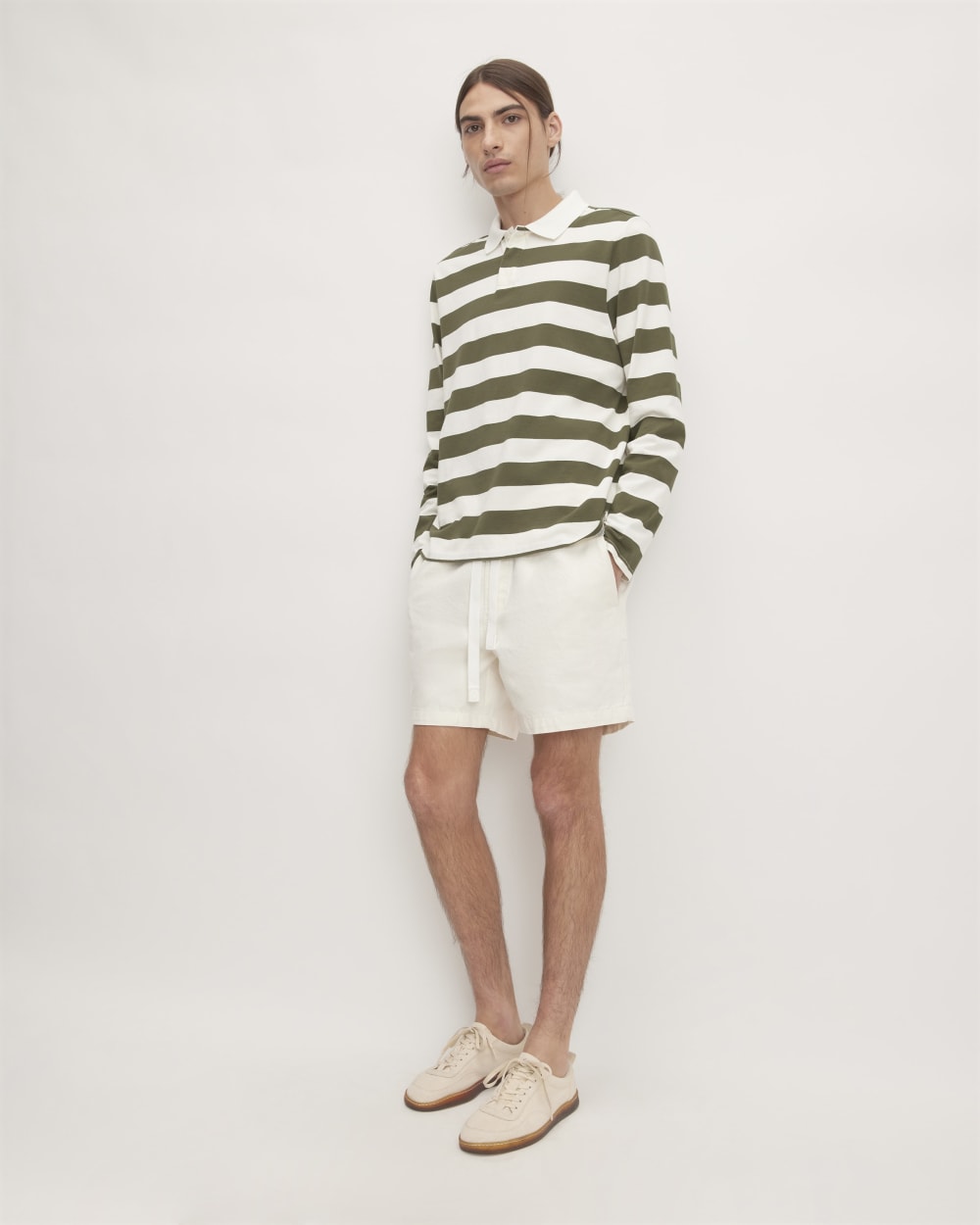 The Premium-Weight Rugby Shirt | Kalamata / Bone