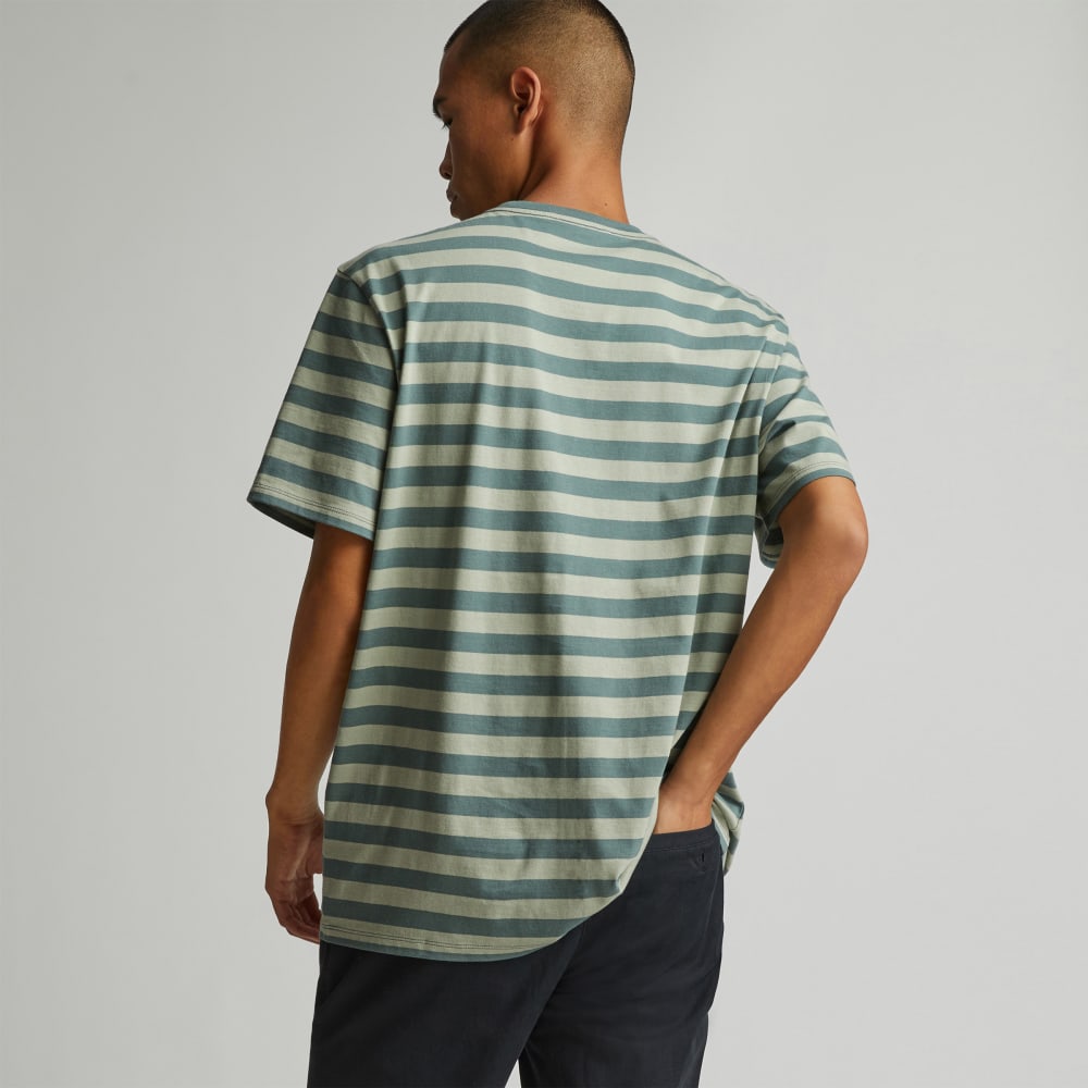 The Organic Cotton Crew | Green Balsam / Seagrass