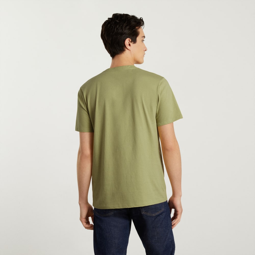 The Organic Cotton V-Neck Tee | Desert Palm