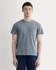 The Premium-Weight Pocket Tee | Uniform | Mid Heathered Grey