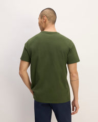 The Premium-Weight Pocket Tee | Uniform | Deep Moss Green