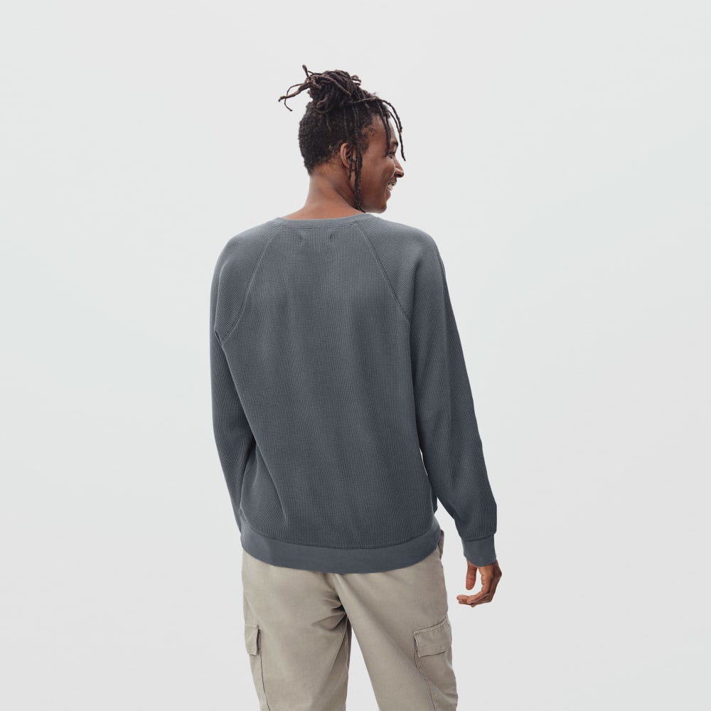 The Waffle Long-Sleeve Crew Tee | Slate