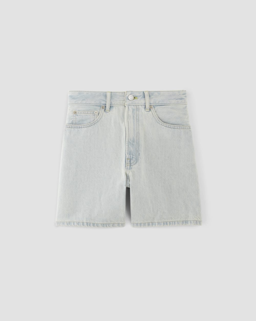 The A-Line Denim Short | Spring Blue