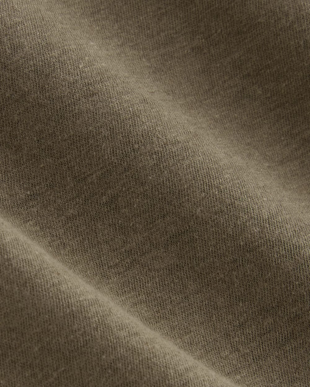 The Muscle Tee in Cotton Linen | Deep Taupe