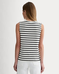 The Mariner Tank | Black / Canvas Tan