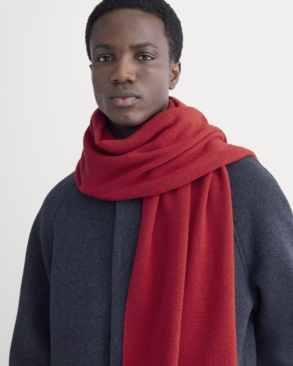 The Cabin Scarf | Berry Red
