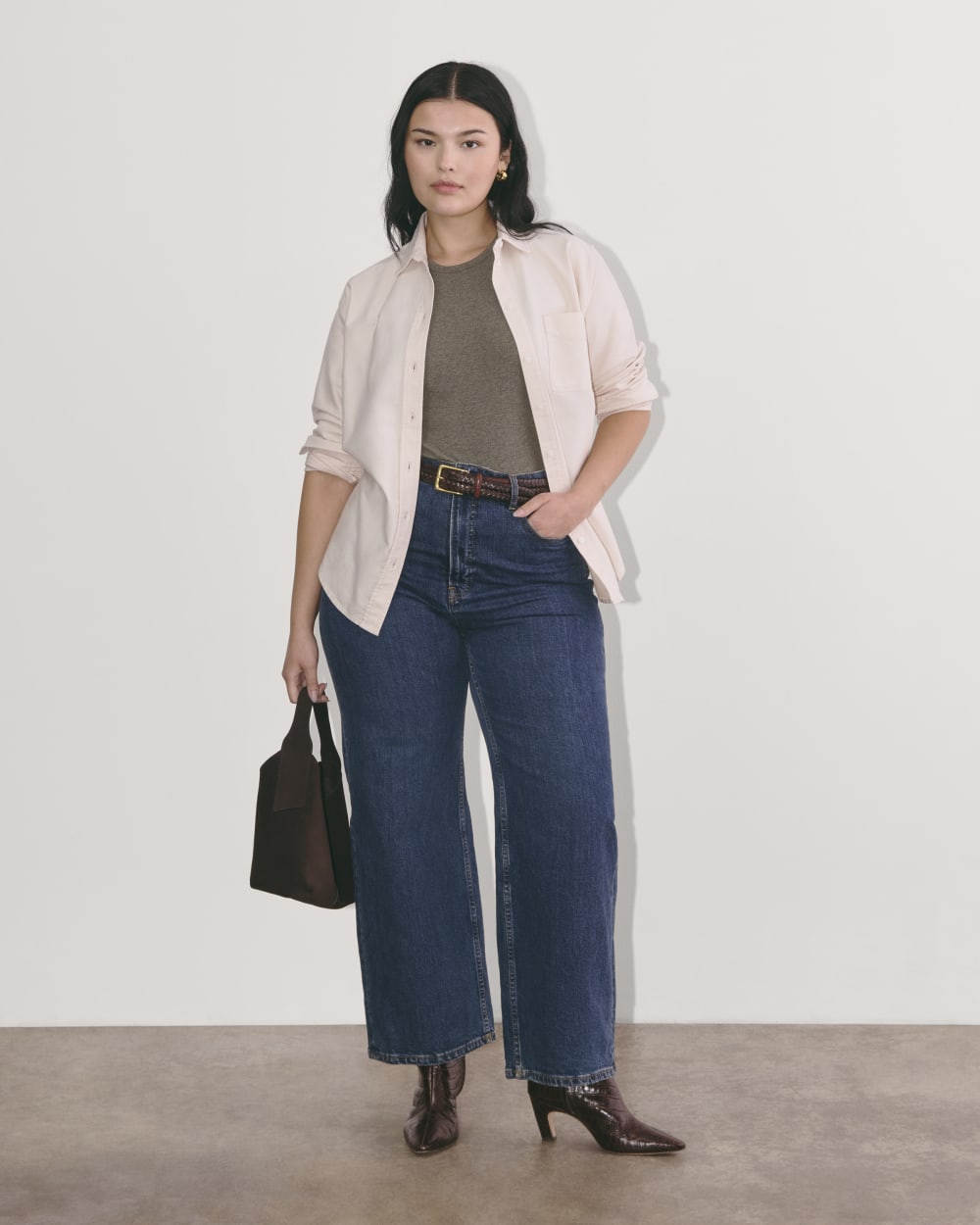 The Luxe Rib Racerback Tank | Heathered Fatigue