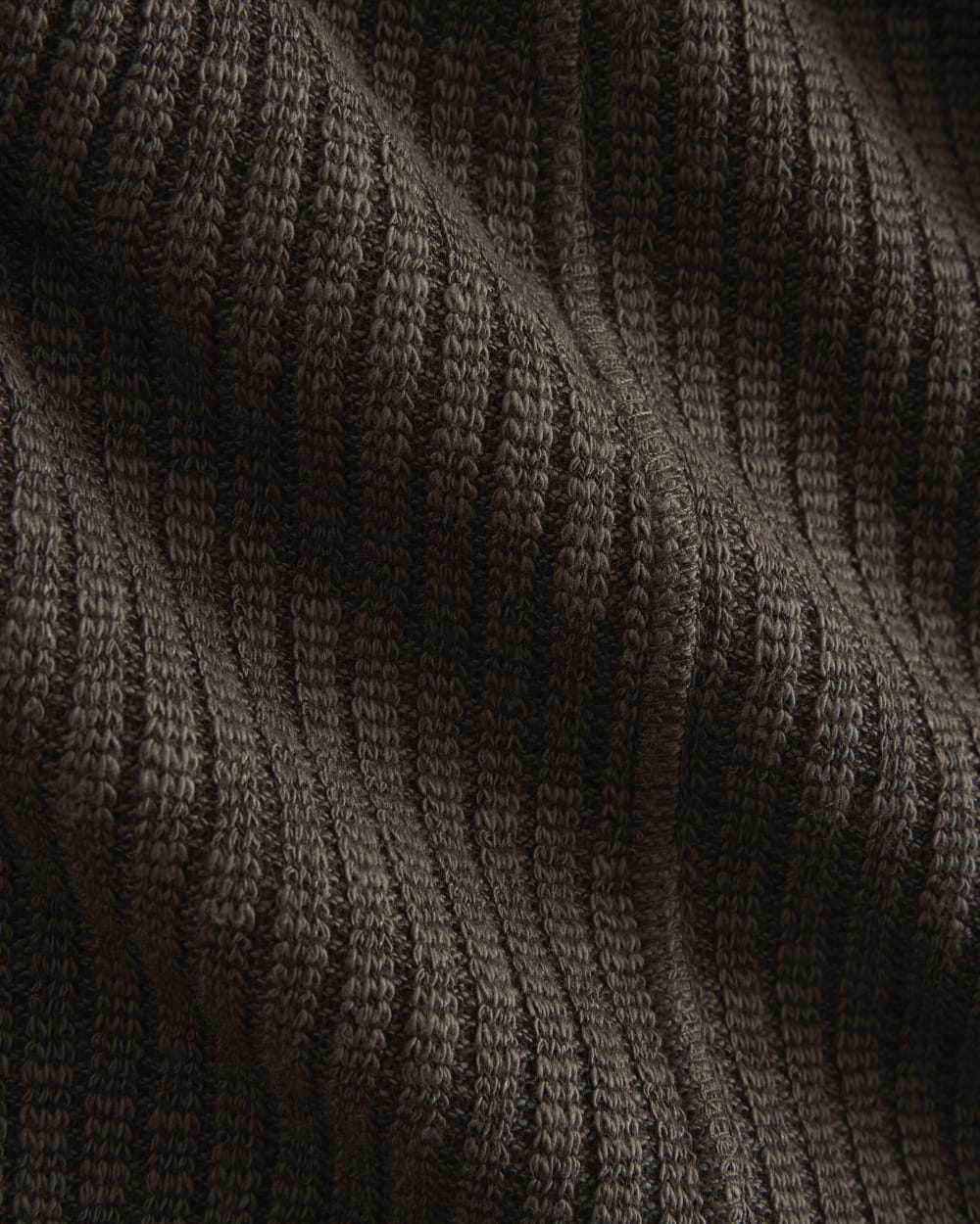 Cozy Rib Button-Up | Coffee Bean