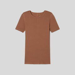 The Luxe Rib Crew | Toasted Coconut