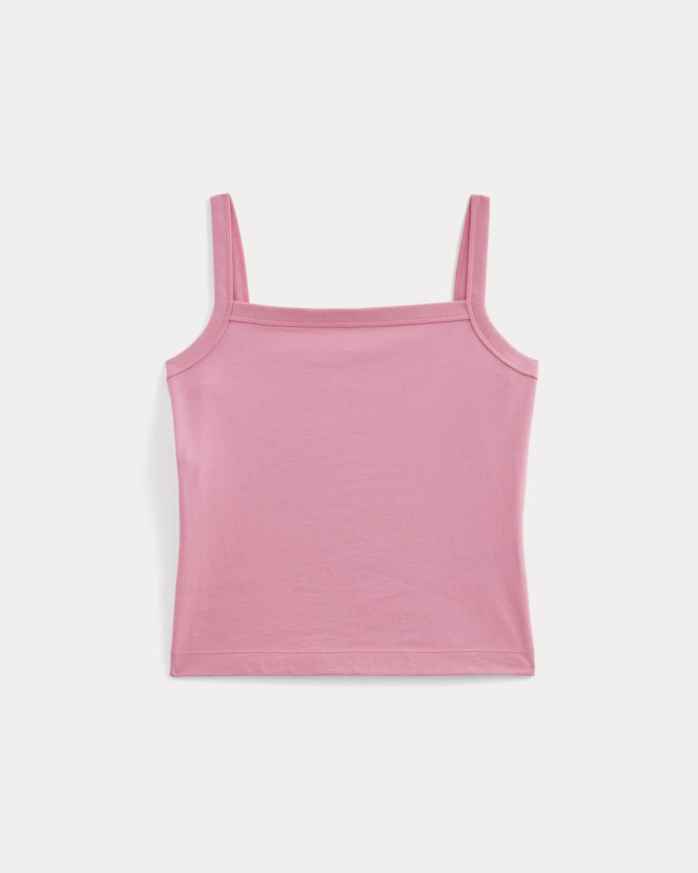 The Essential Square-Neck Tank | Deep Pink