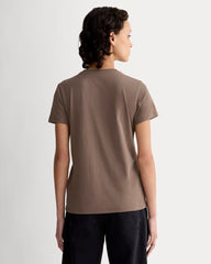 The Slim Crew in Essential Cotton | Clay