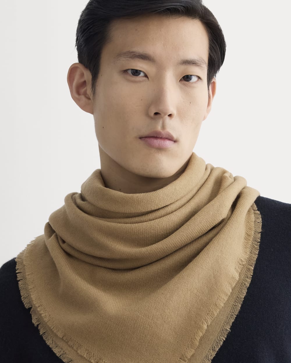 The Cashmere Feather Scarf | Tiger's Eye