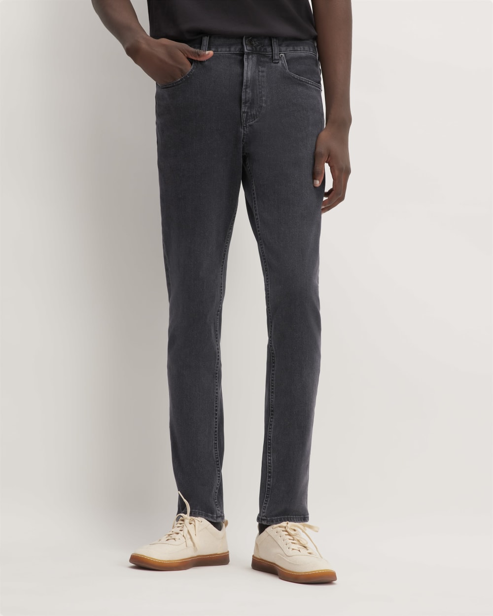 The Skinny 4-Way Stretch Organic Jean | Uniform | Washed Black