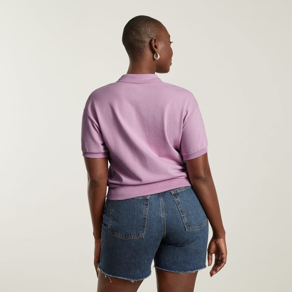The Oversized Polo | Lilac