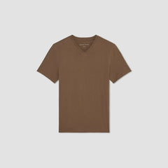 The Essential Organic V-Neck Tee | Cocoa