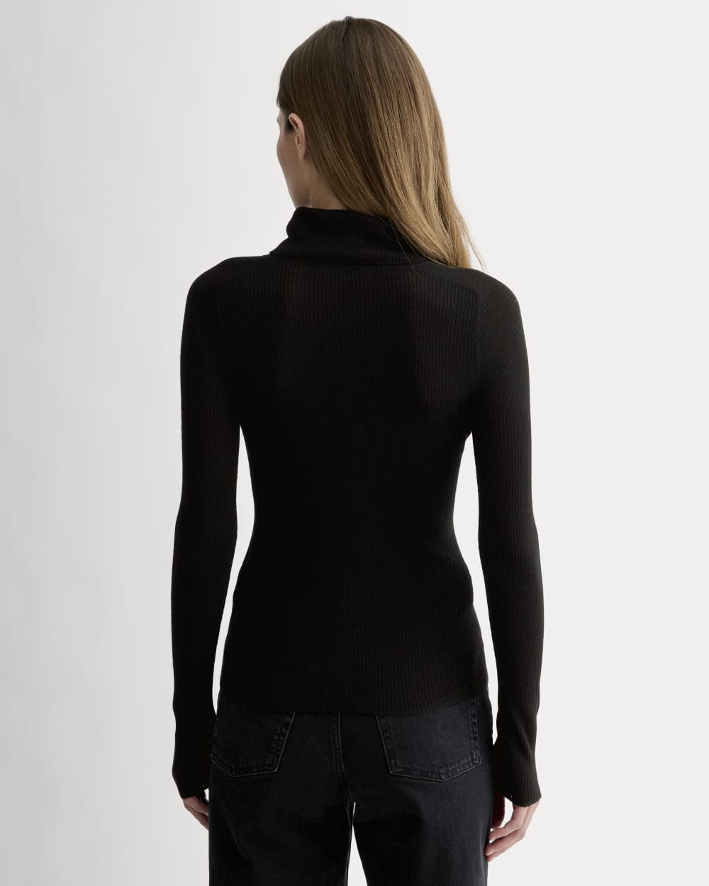 The Turtleneck in Ultrasoft Merino | Black