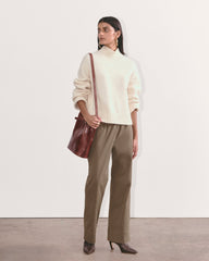 The Cloud Oversized Turtleneck | Bone