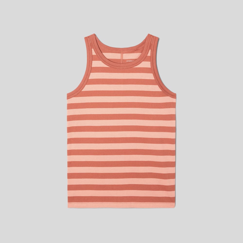 The Tank in Essential Cotton | Redwood Stripe