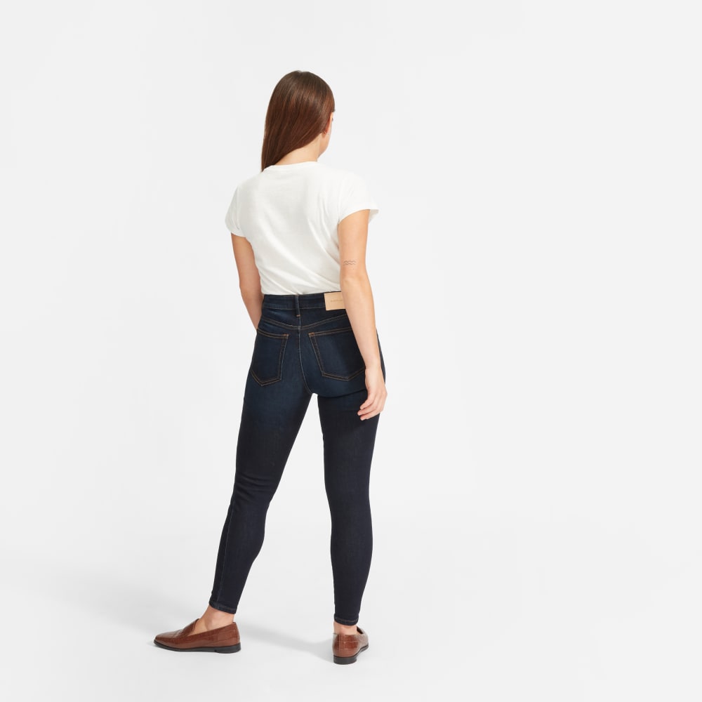 The Curvy Authentic Stretch High-Rise Skinny Jean | Dark Blue Wash | 26.5" Inseam