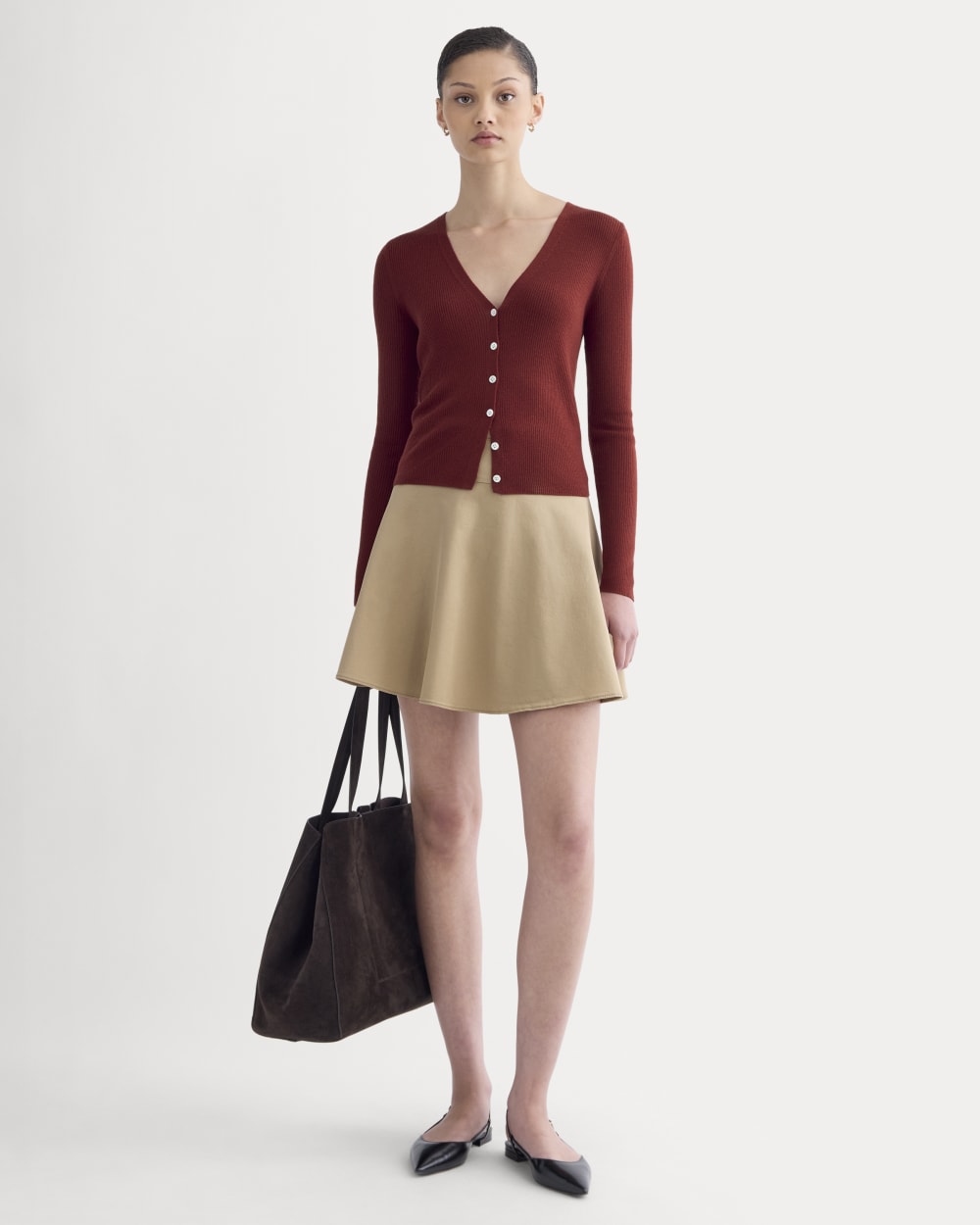 The Cardigan in Ultrasoft Merino | Merlot