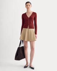 The Cardigan in Ultrasoft Merino | Merlot