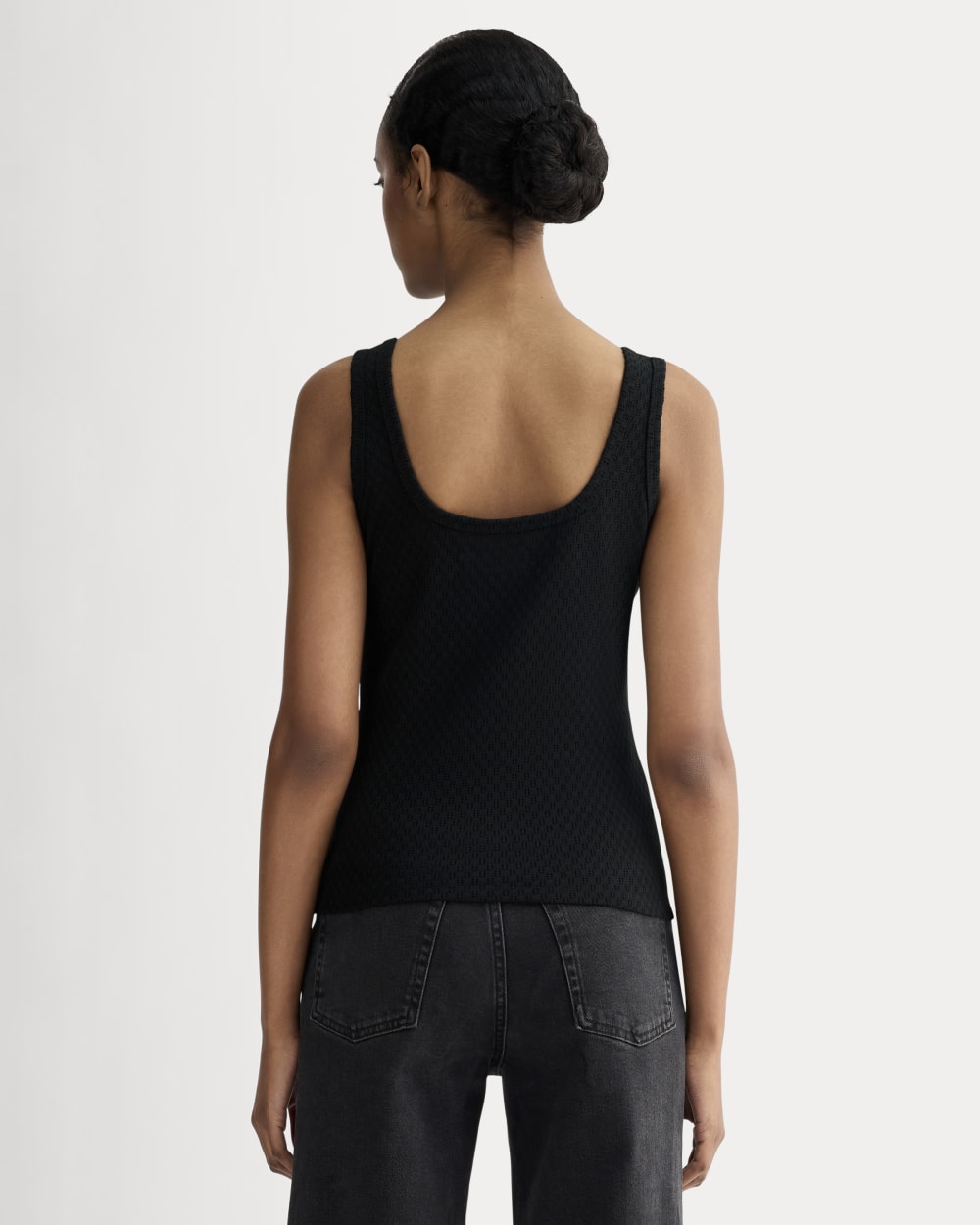 The Pointelle Cami | Black