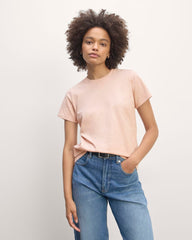 The Slim Crew in Essential Cotton | Rose Smoke