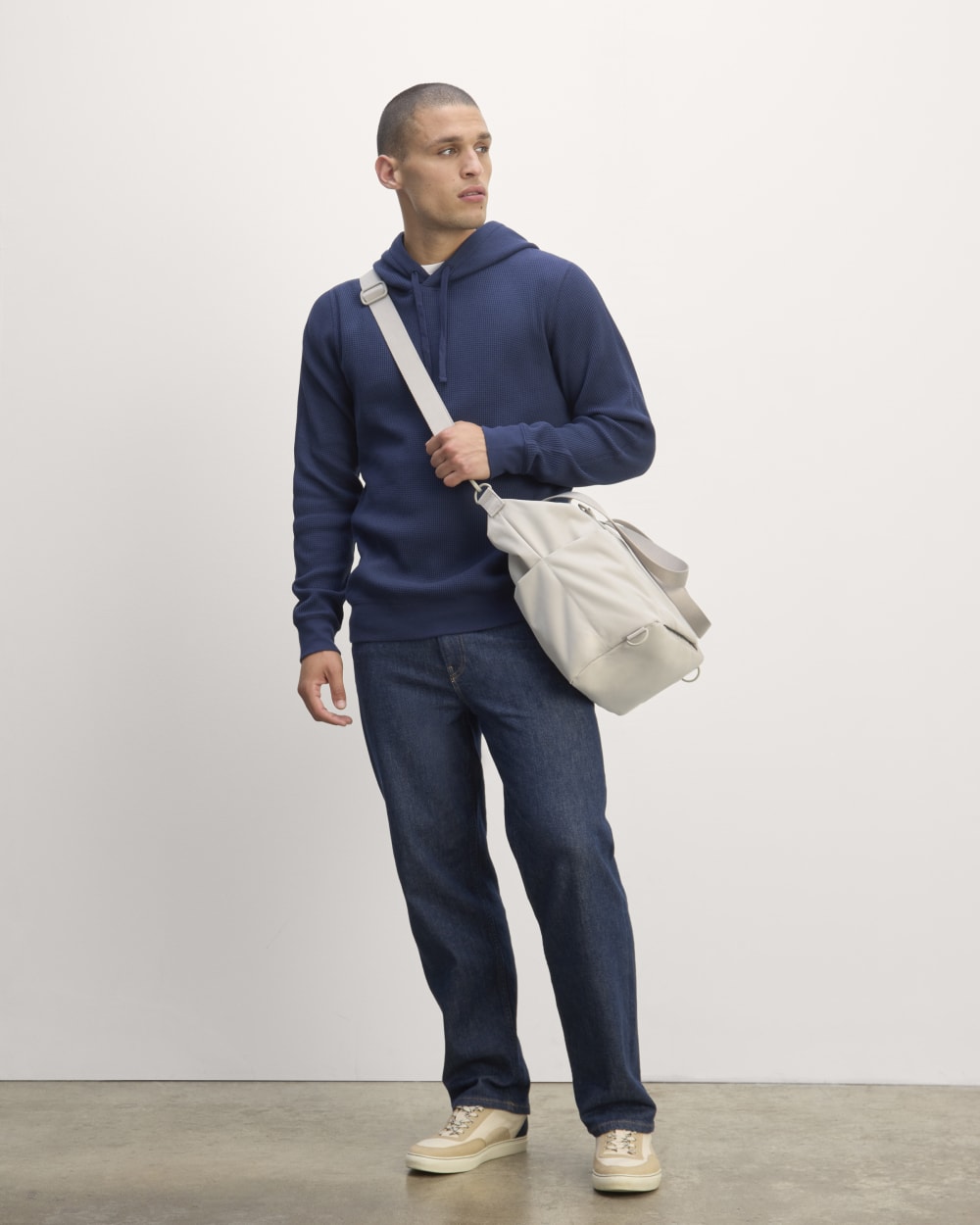 The ReNew Transit 3-Way Tote | Warm Quartz