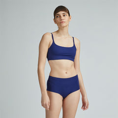 The Invisible Square-Neck Bralette | Ocean Cavern