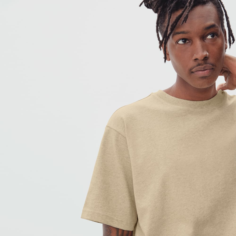 The Premium-Weight Relaxed Crew | Uniform | Heathered Cashew