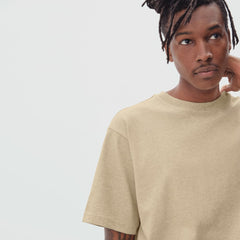 The Premium-Weight Relaxed Crew | Uniform | Heathered Cashew