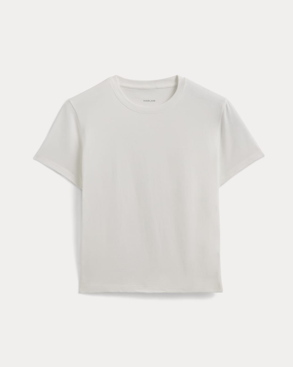 The Box-Cut Tee in Essential Cotton | White | No Pocket