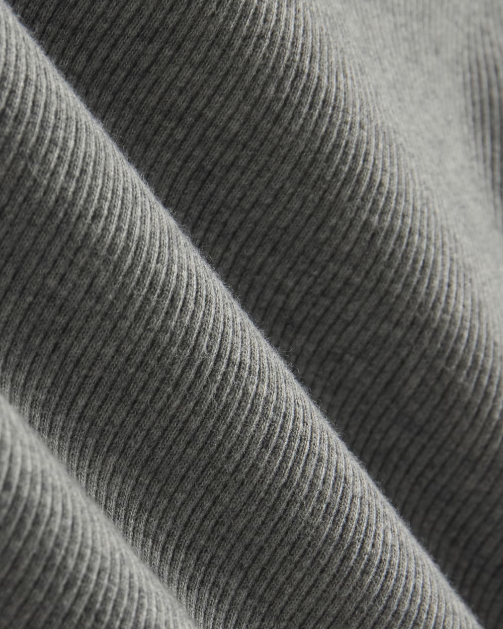 The '90s Rib Tee | Mid Heather Grey