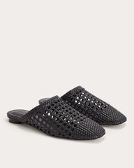 The Day Mule | Black Woven