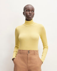 The Luxe Rib Turtleneck | Raffia