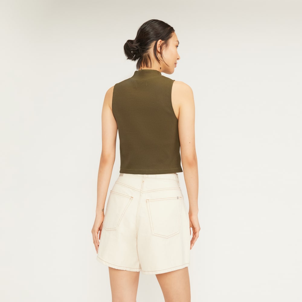 The Ribbed Mockneck Tank | Beech