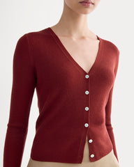 The Cardigan in Ultrasoft Merino | Merlot