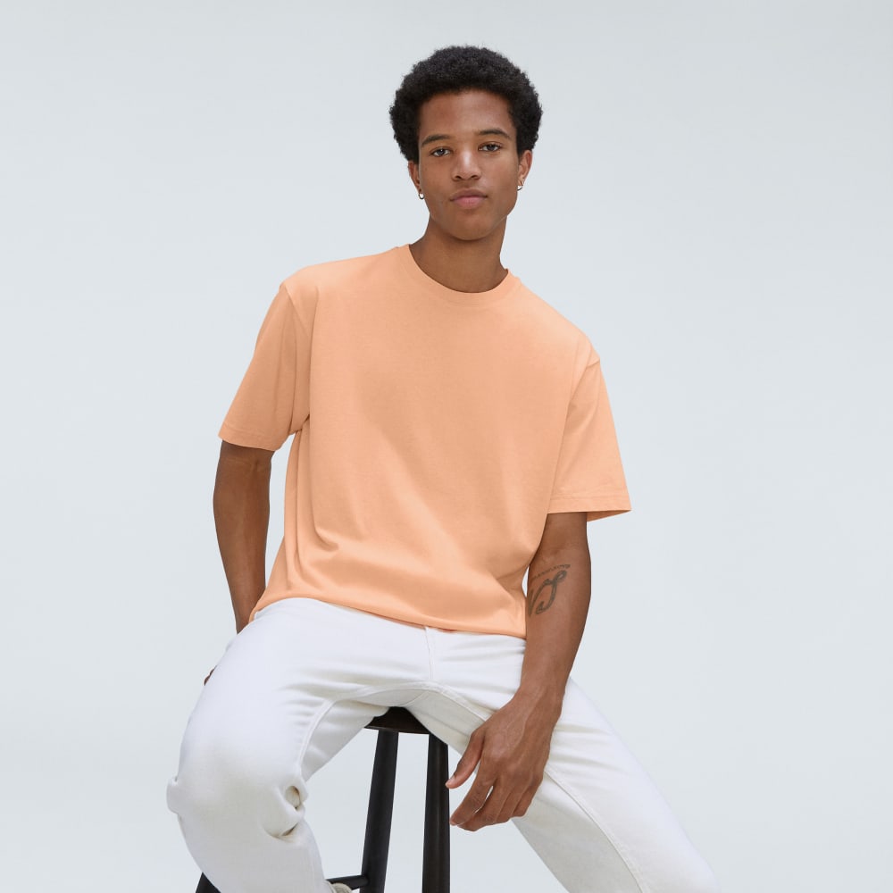 The Premium-Weight Relaxed Crew | Uniform | Apricot