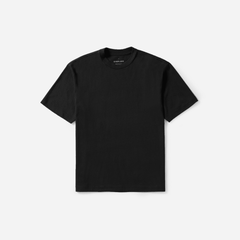 The Premium-Weight Relaxed Crew | Uniform | Black