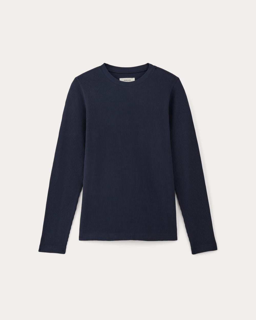 The Waffle Long-Sleeve Crew | Navy